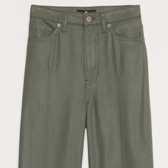 Coated Denim Pintuck Jean - Picture 4 of 14